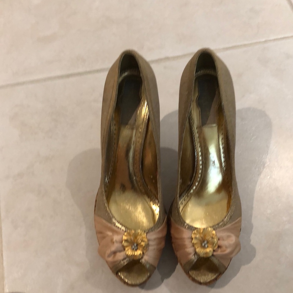 Gold heels